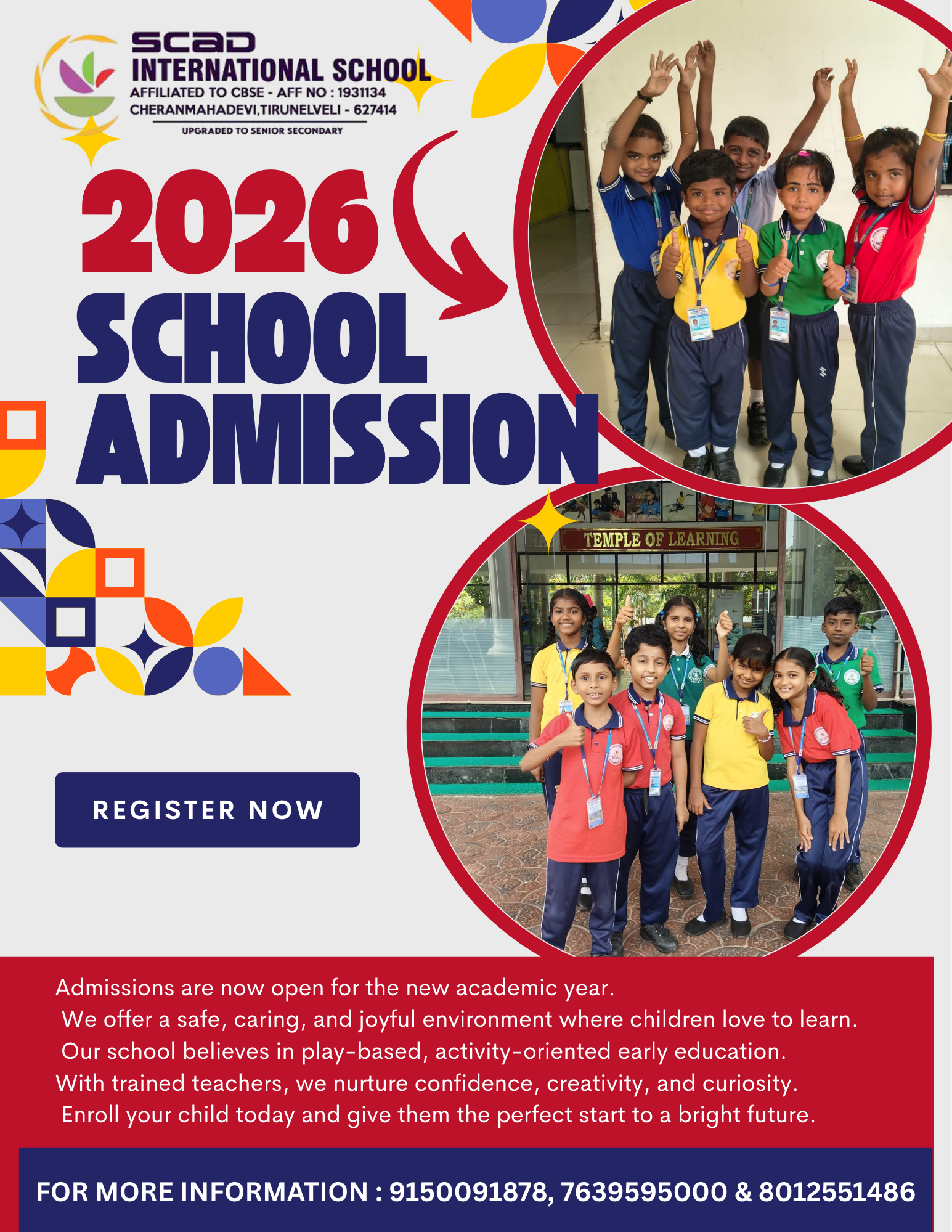 ADMISSION OPEN 2026 - 2027
