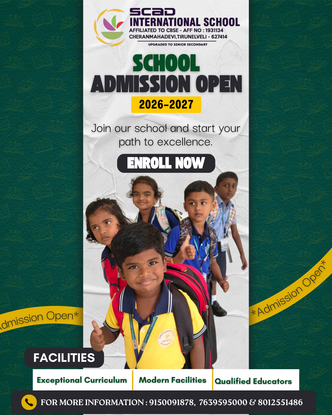 ADMISSION OPEN 2026 - 2027