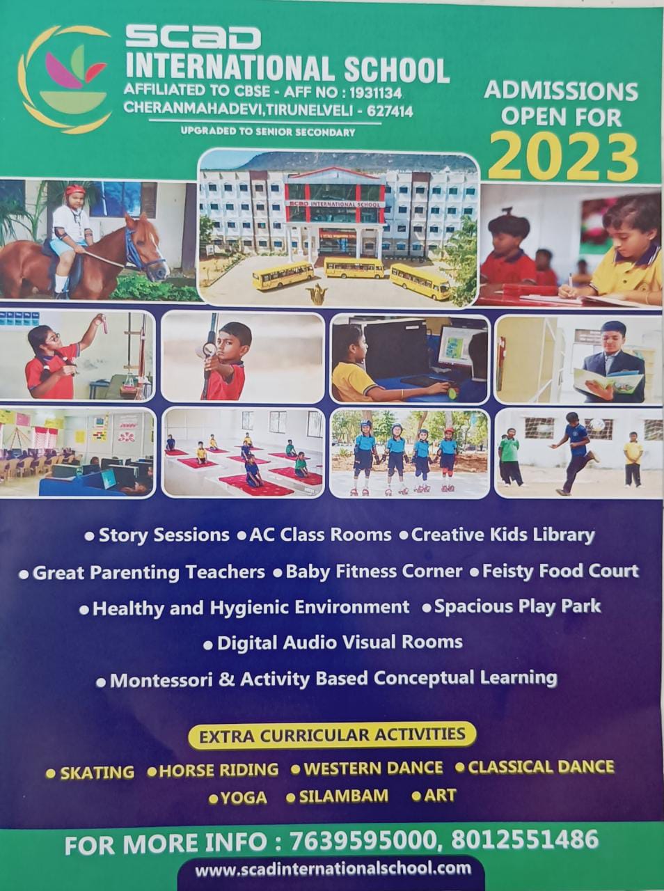 Admission Open  for the academic year 2023 - 24